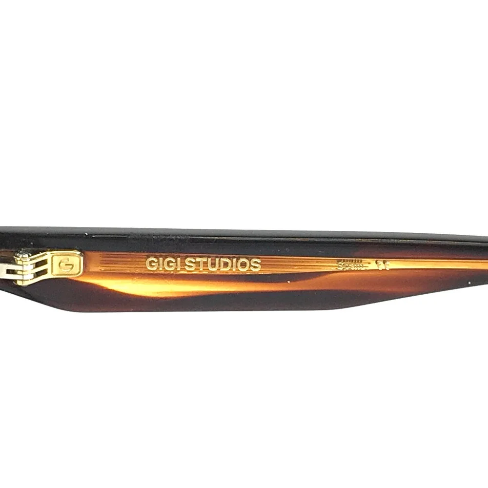 Gigi Studios Eyeglasses Frames ZARA GS1003/020 Brown Tortoise Cat Eye 52-19-140